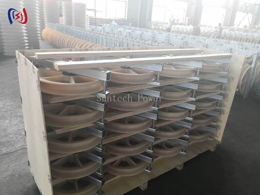 Bloc de cordes pour hélicoptère professionnel avec Φ508×75 faisceau et 1-5 faisceaux pour l'installation de conducteurs aériens