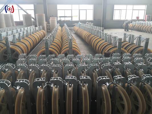 Bloc de cordes pour hélicoptère professionnel avec Φ508×75 faisceau et 1-5 faisceaux pour l'installation de conducteurs aériens