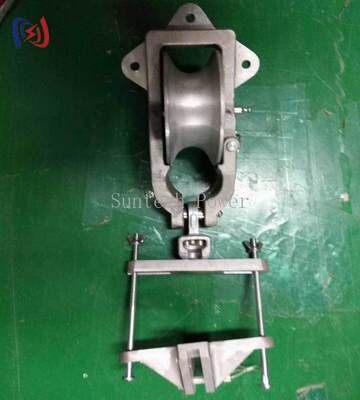 Bloc à cordes universel avec un diamètre de faisceau de 178x76 mm et une charge nominale de 10KN pour une installation de conducteurs aériens polyvalents