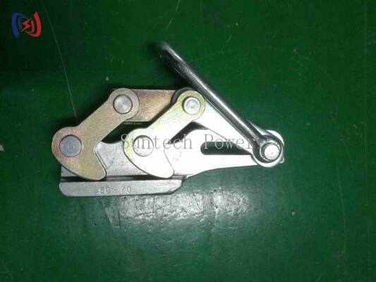 Grippeuse de fil de terre à double caméra professionnelle avec charge nominale de 10-30KN pour des fils de 11 à 15 mm et une pince résistante à la corrosion