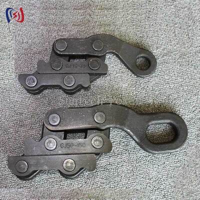 Grippeuse de fil de terre parallèle professionnelle avec charge nominale de 10-30KN et ouverture maximale de 13-26 mm pour la tension simultanée de câbles jumeaux à terre