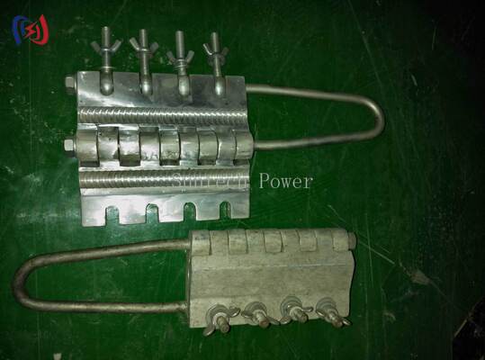 Pince à câble en acier anti-torsion de type boulon avec charge nominale de 20 à 100 kN et diamètre applicable de 7 à 24 mm pour un levage sécurisé