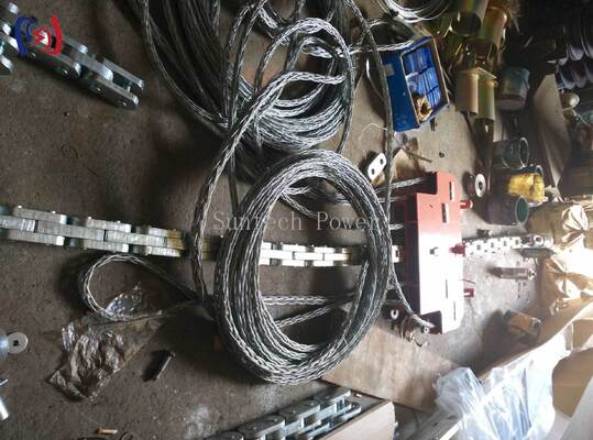 Tableau de tête professionnel pour quatre conducteurs à faisceau avec une charge nominale de 130 à 320KN pour une géométrie carrée précise et un amortissement supérieur