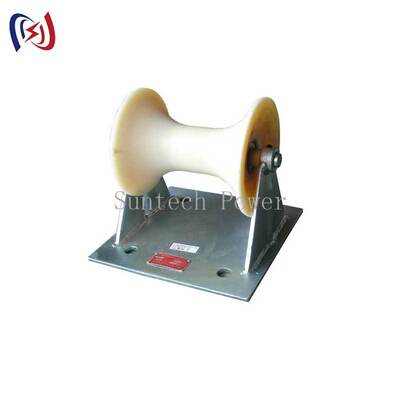 Rouleau de mise à la terre de câble professionnel 5KN avec roulement en aluminium pour l'installation de câbles souterrains de 150-160 mm