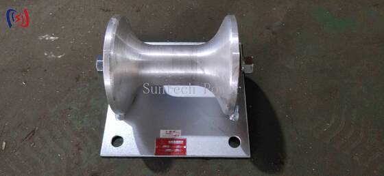 Rouleau de mise à la terre de câble professionnel 5KN avec roulement en aluminium pour l'installation de câbles souterrains de 150-160 mm