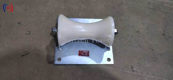 Rouleau de mise à la terre de câble professionnel 5KN avec roulement en aluminium pour l'installation de câbles souterrains de 150-160 mm