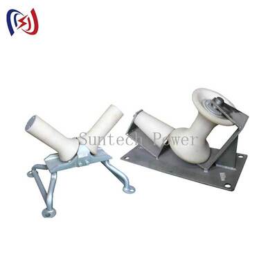 Rouleau de rotation de câble robuste 10KN : protection d'angle à 90 degrés pour les trous d'homme