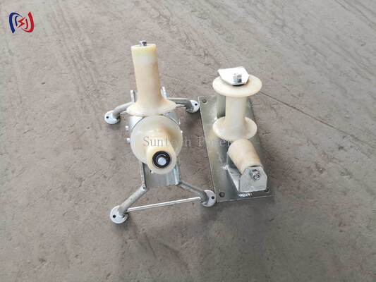 Rouleau de rotation de câble robuste 10KN : protection d'angle à 90 degrés pour les trous d'homme