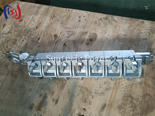 Clampe multi-segment de type Come Along avec une charge nominale de 90 à 150 KN et un couple de serrage de 150 N.m pour le câblage des lignes de transmission