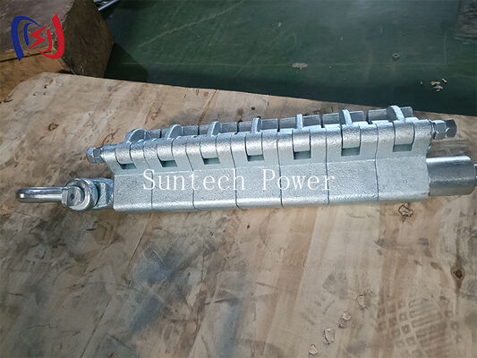 Clampe multi-segment de type Come Along avec une charge nominale de 90 à 150 KN et un couple de serrage de 150 N.m pour le câblage des lignes de transmission