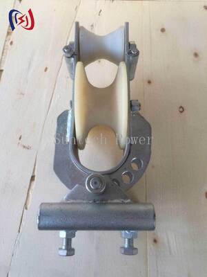 Bloc de câblage par conducteur en aluminium/sheave de nylon 20KN pour câblage à transmission tripartite