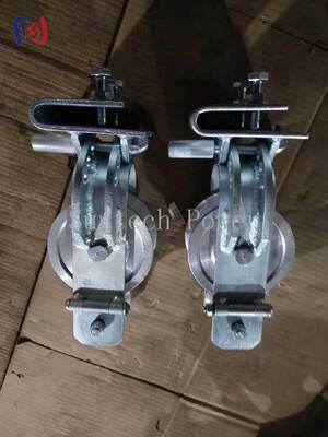 Bloc de câblage par conducteur en aluminium/sheave de nylon 20KN pour câblage à transmission tripartite