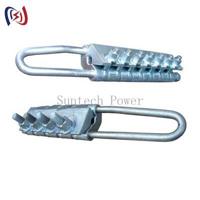 Pince à câble autobloquante en acier anti-torsion avec charge nominale de 20-100KN pour câbles de 7-24mm de diamètre