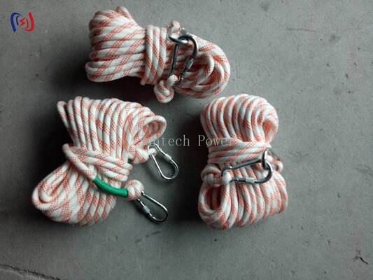 Corde en nylon isolée 6-24 mm Diamètre 0,9-14KN Force de rupture UV stabilisée pour la maintenance de la ligne en direct