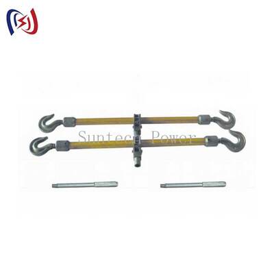 Outils de câblage de conducteurs anodisés à double crochet en aluminium 10-50KN