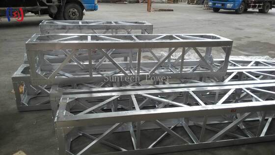 Pôle de gin en treillis modulaire avec revêtement résistant à la corrosion pour la construction d'une tour d'électricité de 8 à 18 m
