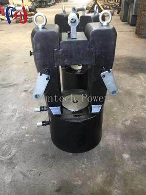 Tête de sertissage hydraulique 200T avec sertissage hexagonal pour fonctionnement de pompe à essence 80Mpa