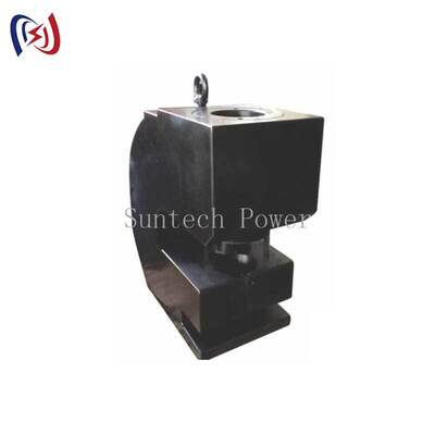 Poinçonneuse hydraulique 500KN avec corps en acier forgé 20CrMnTi et poinçonneuse de barre omnibus de diamètre de gorge de 115 mm