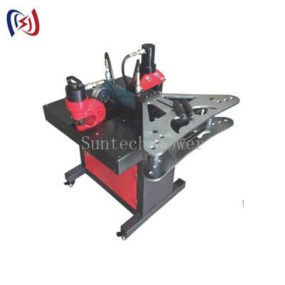 Machine à barres hydrauliques à quatre fonctions 220V avec force de flexion de 270KN pour couper, percer et plier