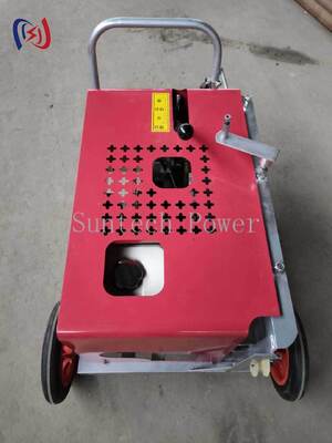 Machine de traction de câble optique 3,7 KW treuil de traction de câble 3KN avec une vitesse de 50-60 m/min pour le tirage de conduits de fibre optique
