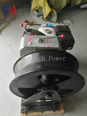 1.25T Tractive Force 9HP Gasoline Engine Cable Take Up Machine Two Forward Gears Plus Reverse Cable Winch Puller