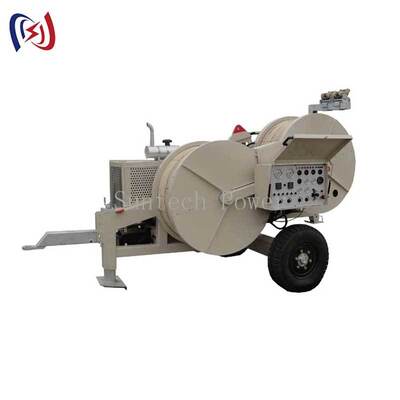 Tenseur hydraulique de câble 2x35KN, tireur-tendur hydraulique de 4000KG pour le déroulage de conducteurs aériens