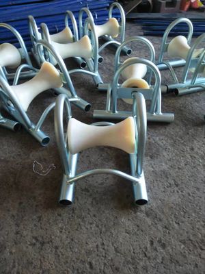 Légères lignes de câble à rouleaux de poulie de nylon en feuille, rouleaux de câble à rouleaux de trech