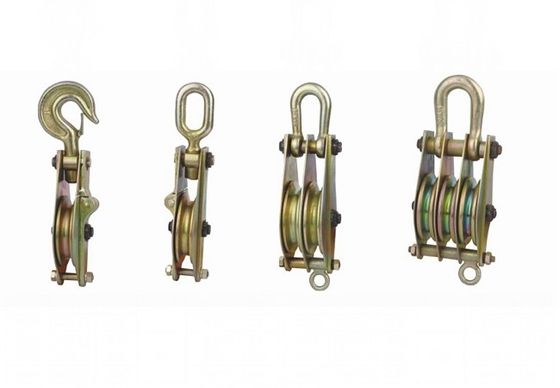 10KN ligne droite outils d'érection de tour Trois roues d'acier
