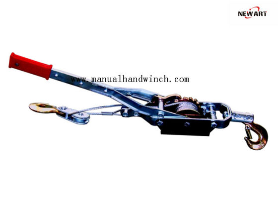 Le double de vitesse de légère brûlure accroche le petit extracteur facile de câble de treuil de main d'opération, quatre Ton Hand Winch Puller