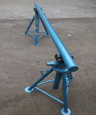 Support simple mécanique galvanisé de bobine de tambour de câble de câble métallique
