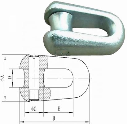 Le connecteur anti-torsion rigide de câble métallique 250KN a fixé des joints pour Wire pilote
