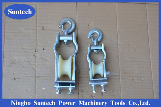 Ligne de transmission conducteur universel Stringing Pulley Block de style de crochet