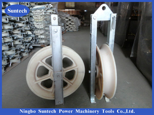 Blocs de ficelage de conducteur de transmission de roue en nylon simple de ligne aérienne