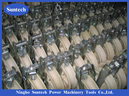 Ligne de transmission en nylon de 20KN MC conducteur Stringing Block Pulley