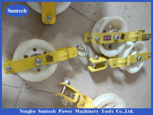 Poulie simple en nylon de MC ficelant le conducteur Stringing Pulley Block d'outils