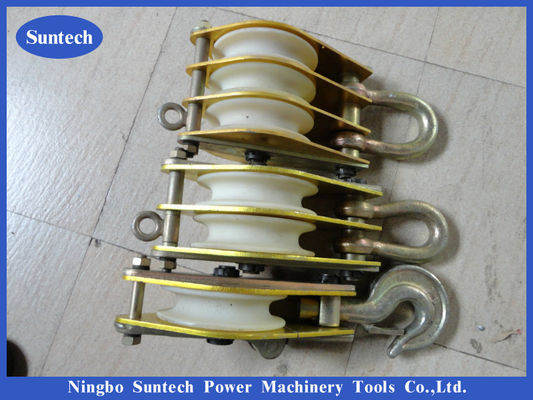Bloc de levage de levage en nylon 3 Ton Cable Pulling Pulley