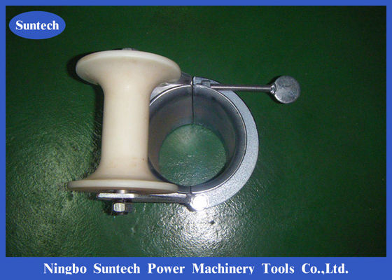 type en cloche verrouillable de 90mm rouleau d'enrouleur de câbles avec la roue en nylon