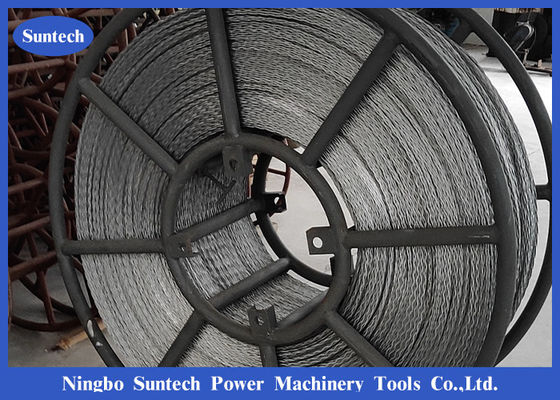Le câble métallique anti-torsion galvanisé par hexagone tissent le pilote non tournant en acier Wire Rope