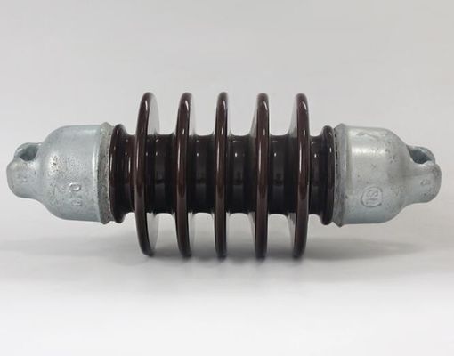Ligne aérienne ligne isolateur de transmission de 8KN 69KV de porcelaine de courrier