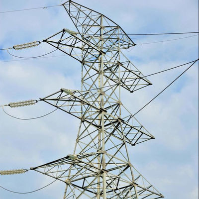 ASTM A123 galvanisés treillagent la tour en acier pour la ligne de transmission