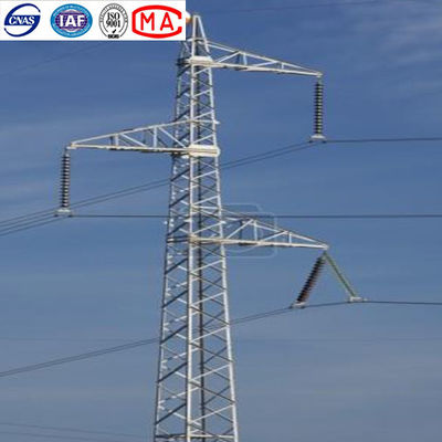 10 - tour en acier d'angle de 500kv HDG pour la ligne de transmission