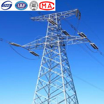 10 - tour en acier d'angle de 500kv HDG pour la ligne de transmission