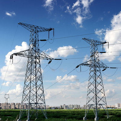 4 tour en acier à jambes de transport d'énergie de Q355 Q255