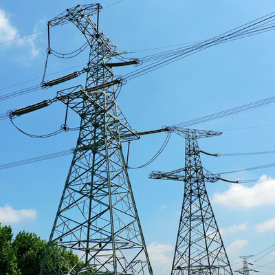 ASTM123 a galvanisé la ligne de transmission en acier de Q235 Q345 tour
