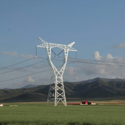 Ligne de transport d'énergie de la galvanisation 132kv d'immersion chaude tour