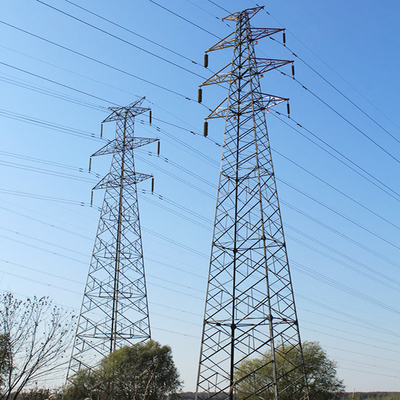 Immersion chaude tubulaire 330kv galvanisé Angel Steel Lattice Tower