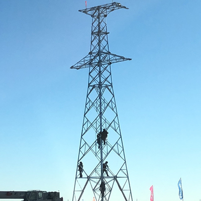 Tour galvanisée d'Angel Steel Pole Power Transmission
