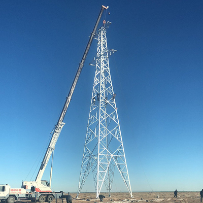 Rivière croisée Angel Steel 35 ligne de transmission 66 110 220KV tour