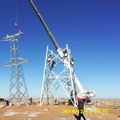 Rivière croisée Angel Steel 35 ligne de transmission 66 110 220KV tour