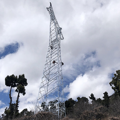Tour en acier galvanisée à haute tension à jambes de transmission du trellis 4
